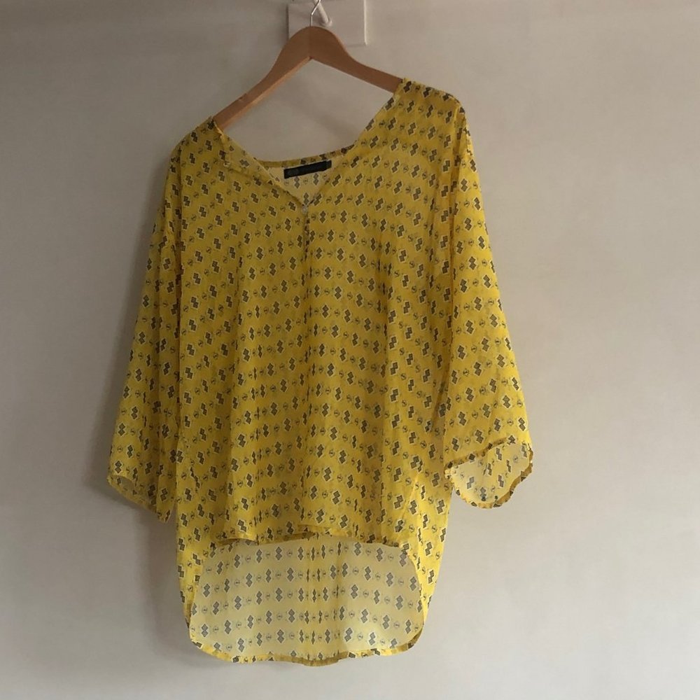 JET John Eshaya Yellow Blouse